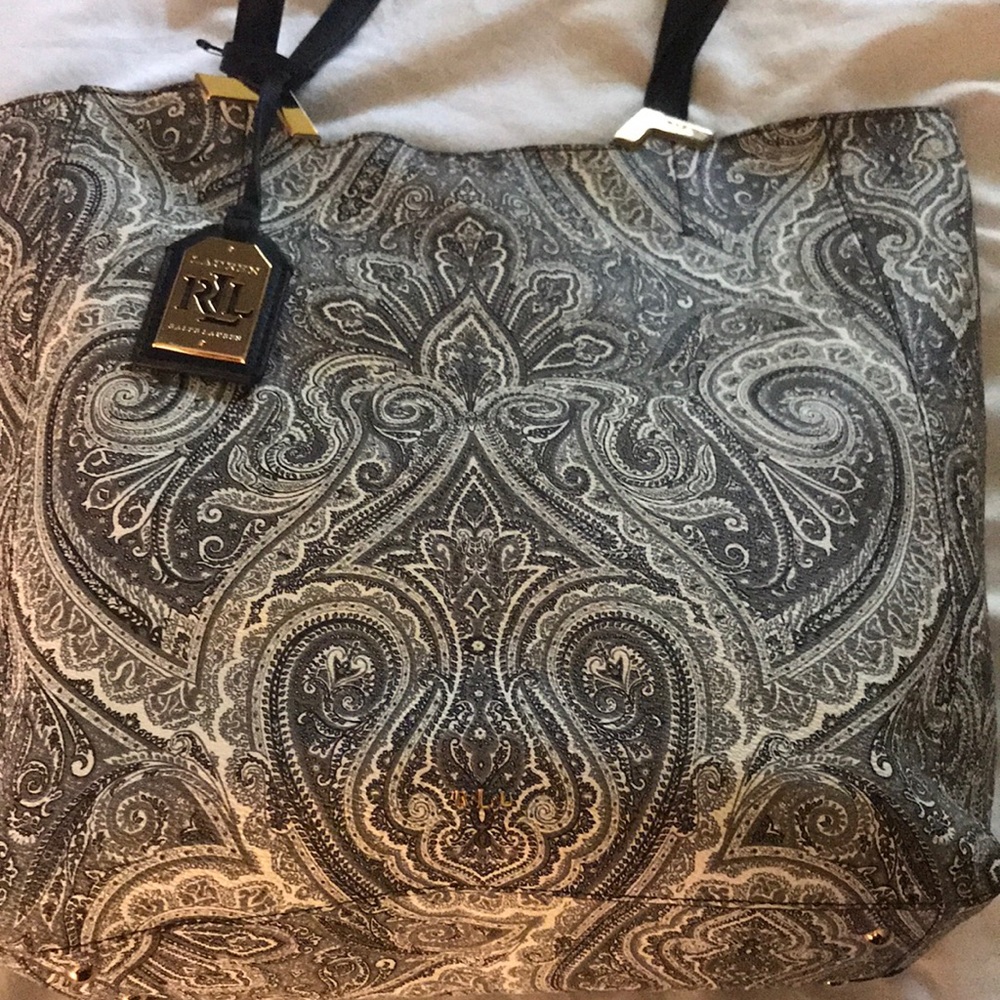 NWOT Ralph Lauren print purse